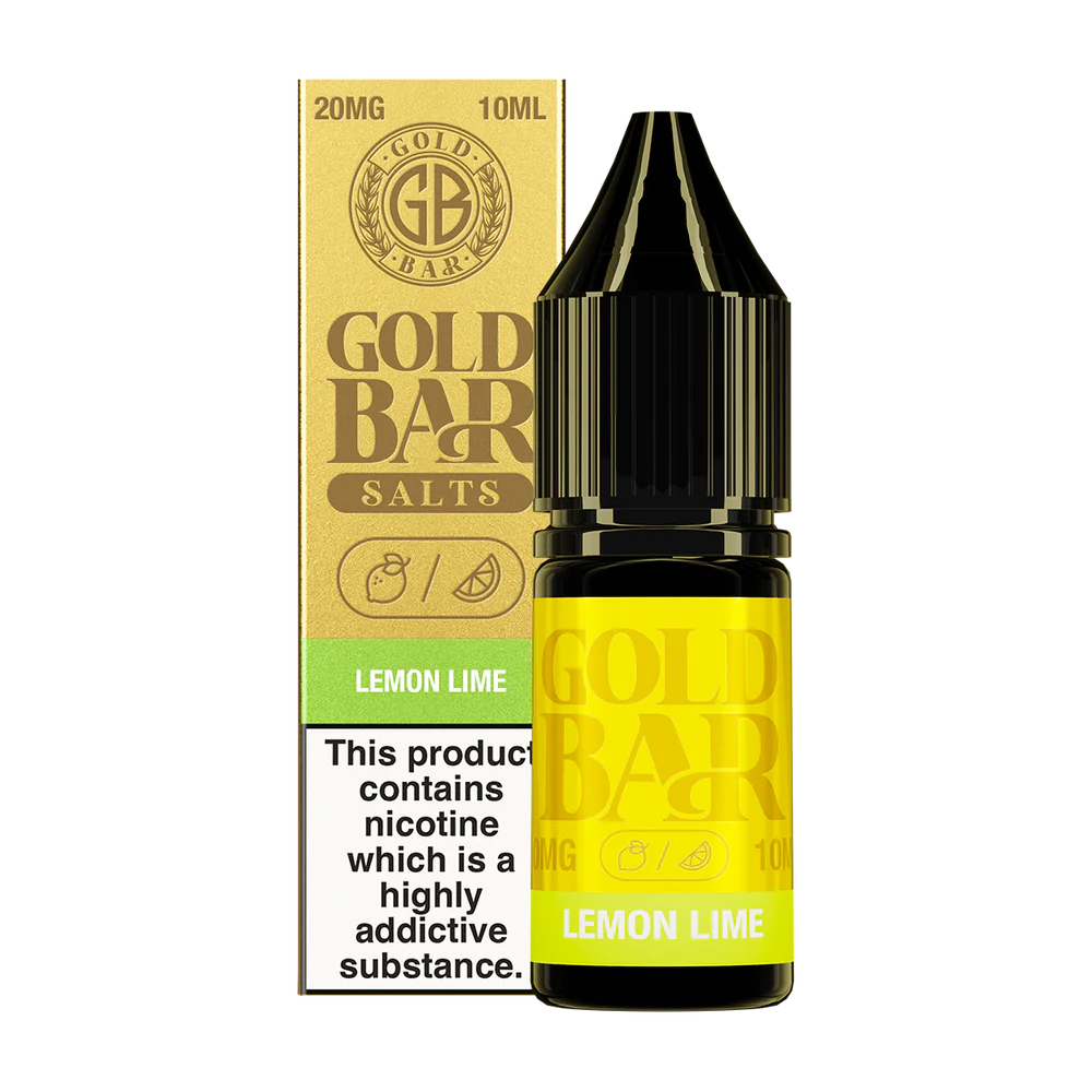 Product Image of Lemon Lime Nic Salt E-Liquid by Gold Bar 10ml